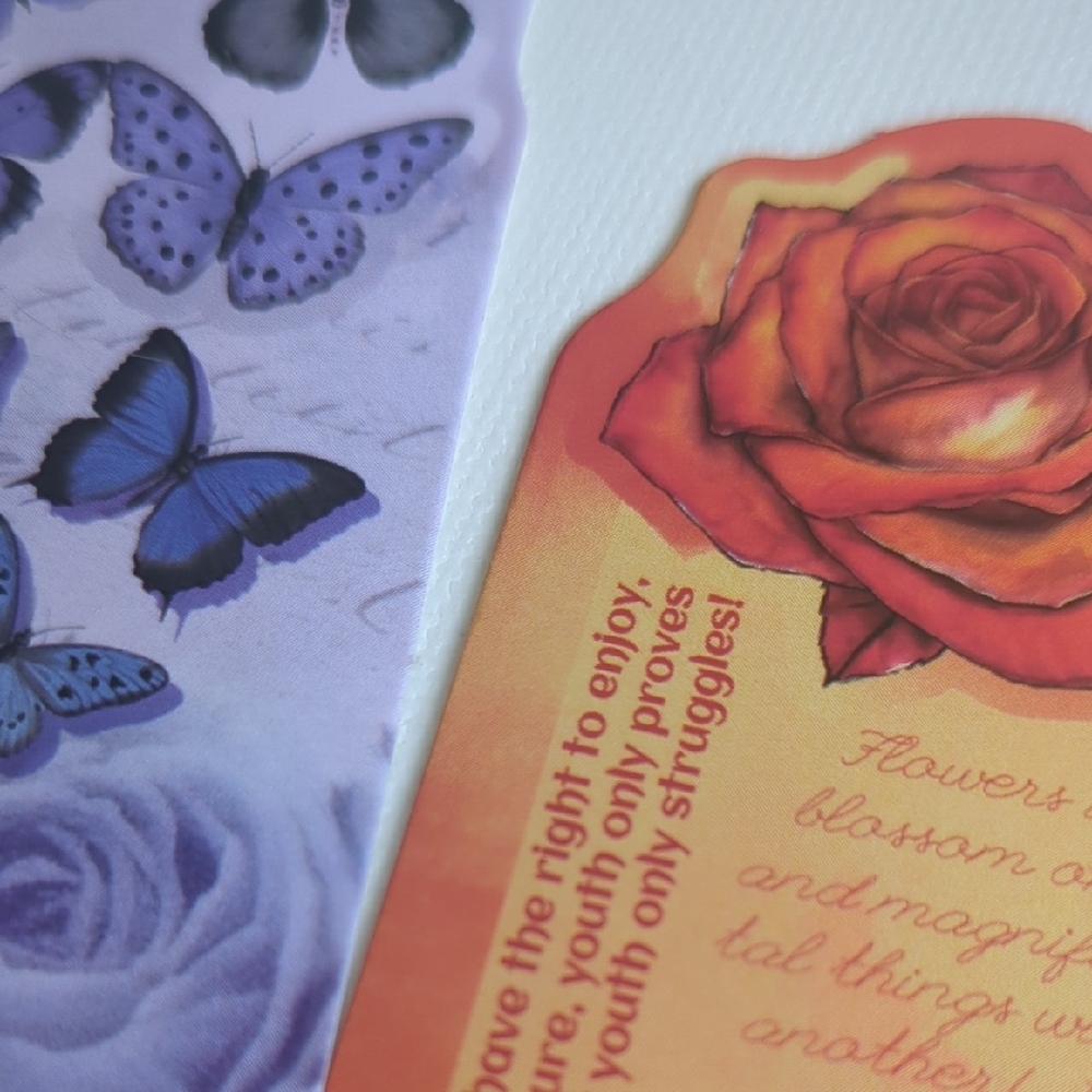 Colorful Floral and Butterfly Bookmarks - Picture 5 of 6